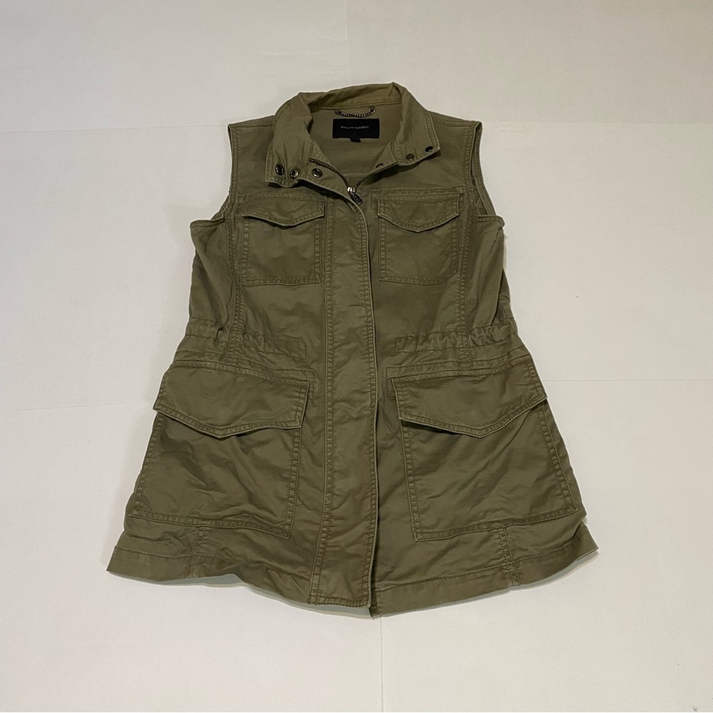 Banana Republic army green vest size extra small - Picture 8 of 8
